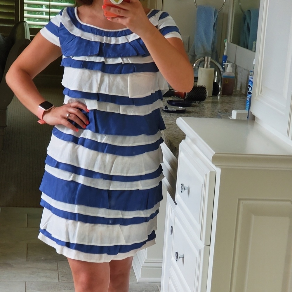 French connection ruffle dress
